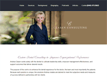 Tablet Screenshot of clasenconsulting.com